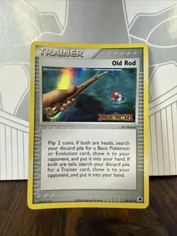 Old Rod - 78/101 - EX - Stamped Reverse Holo - EX: Dragon Frontiers - Pokemon - Image 1