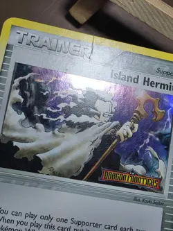 HP/DMG Pokemon Island Hermit 76/101 Dragon Frontiers Stamped Holo - Image 4