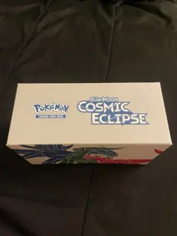 Pokemon Sun & Moon Cosmic Eclipse EMPTY Card Storage Elite Trainer Box ETB - Image 1