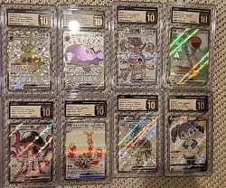 pokemon cgc pristine 10 lot of 8 slabs - Image 1