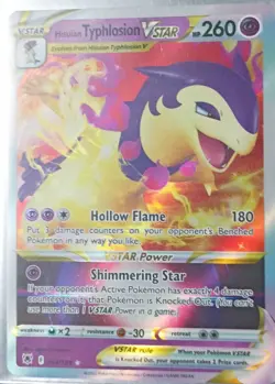 HISUIAN TYPHLOSION VSTAR – ASTRAL RADIANCE 052/189 – POKEMON TCG ULTRA RARE NM - Image 1