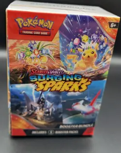 Pokemon TCG Surging Sparks Booster Bundle (6 Packs) Factory Sealed - Image 1