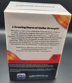 Pokemon TCG Surging Sparks Booster Bundle (6 Packs) Factory Sealed - Image 2
