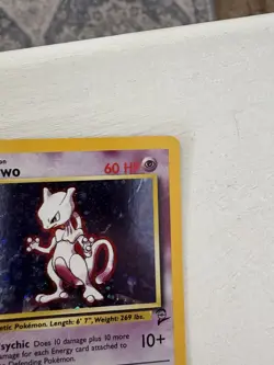 Mewtwo - Rare Holo - Base Set 2 - 2000 WotC - Pokemon - Lightly Played - Image 2