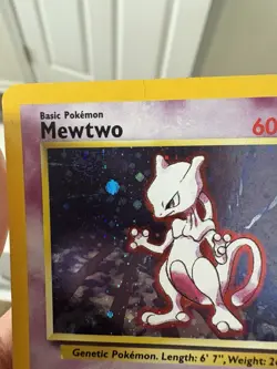 Mewtwo - Rare Holo - Base Set 2 - 2000 WotC - Pokemon - Lightly Played - Image 4