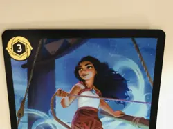 Disney Lorcana Promo Card Moana Adventurers on Land and Sea Japan Not for sale - Image 3