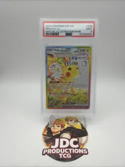 Pokemon Pikachu ex Surging Sparks Special Illustration Rare #238 PSA 9 - Image 1