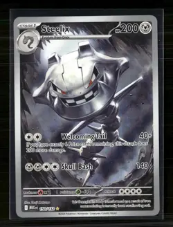 Pokemon 2025 Scarlet & Violet Mega Evolution Steelix #150/132 - Image 1