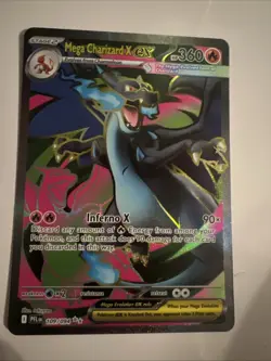 Pokemon Mega Charizard X EX Full Art 109/094 Phantasmal Flames - Image 1