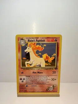 Blaine's Rapidash 33/132 Uncommon Gym Challenge Pokemon Unlimited Near Mint - Image 1