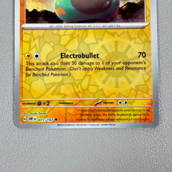 Pokemon TCG Card - Bellibolt 77/197 Reverse Holo Uncommon | 2023 Obsidian Flames - Image 4