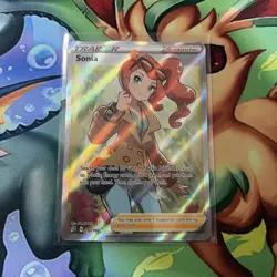 Sonia 192/192 Ultra Rare Rebel Clash Pokemon Near Mint - Image 1