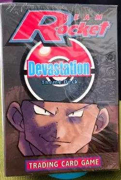 2000 Pokemon TCG Team Rocket Devastation & Trouble Theme Decks New , Sealed! - Image 2