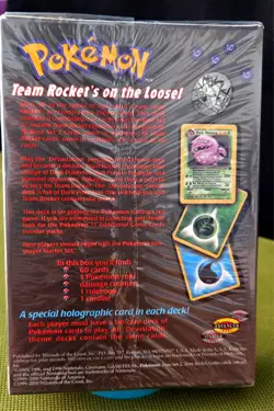 2000 Pokemon TCG Team Rocket Devastation & Trouble Theme Decks New , Sealed! - Image 3