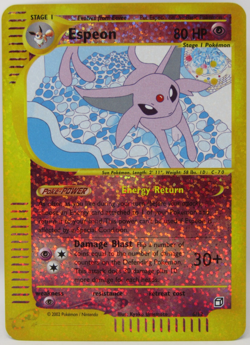 Pokemon 2003 Aquapolis Espeon #6 Box Topper - Image 1