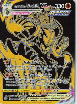 Pokemon TCG Rapid Strike Urshifu VMAX TG30/TG30 Gold Brilliant Stars NM - Image 1