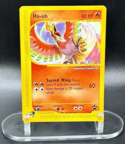 Ho-oh (Pokemon Center NY) 52/53 Stamped Pokemon Wotc Promo 2002 Vintage LP/MP - Image 2