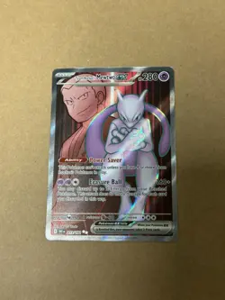 Team Rocket’s Mewtwo ex 213/182 Holo – Destined Rivals Pokemon TCG - Image 1