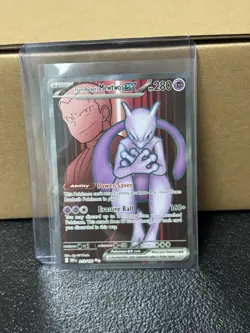 Team Rocket’s Mewtwo ex 213/182 Holo – Destined Rivals Pokemon TCG - Image 2
