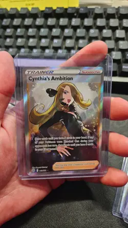 Cynthia's Ambition 169/172 Full Art Ultra Rare SWSH09 Brilliant Stars NM Pokemon - Image 1