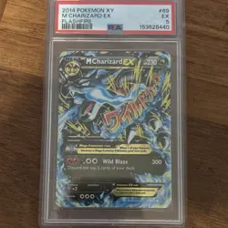 M Charizard EX 69/106 Flashfire Ultra Rare Holo 2014 PSA 5 Pokemon TCG - Image 1
