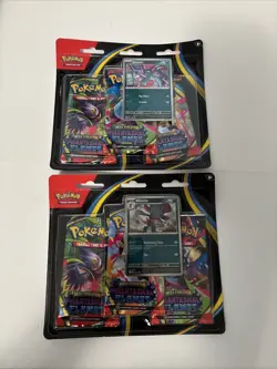 Pokemon TCG Mega Evolution Phantasmal Flames Weavile/ Sneasel 3 Packs Blister - Image 1