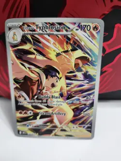 Pokemon Ethan's Typhlosion Destined Rivals Illustration Rare #190 - Image 1
