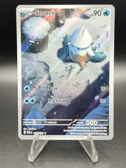 Pokemon TCG Snover 140/132 Full Art Illustration Rare Holo Mega Evolution - Image 1