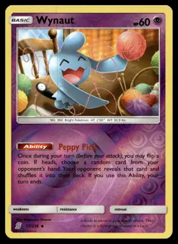 WYNAUT 77/236 UNCOMMON UNIFIED MINDS POKEMON - Image 1