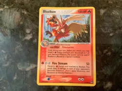 Pokemon TCG Blaziken EX Power Keepers Holo Rare 5/108 Near Mint - Image 1