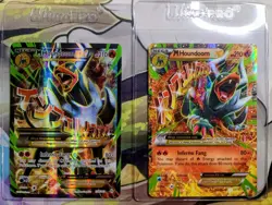 Pokemon TCG: Mega Houndoom EX #154/162 XY Breakthrough Full Art #22/162 Holo - Image 1