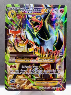 Pokemon TCG: Mega Houndoom EX #154/162 XY Breakthrough Full Art #22/162 Holo - Image 2