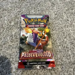 Pokemon TCG Scarlet & Violet Paldea Evolved Booster Pack Lot of 4 Sealed - Image 3