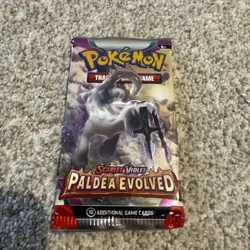 Pokemon TCG Scarlet & Violet Paldea Evolved Booster Pack Lot of 4 Sealed - Image 5