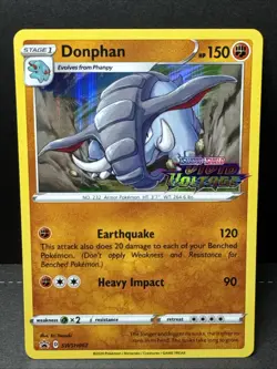 Donphan SWSH067 Pokemon Card Sword Shield Vivid Voltage Stamp Pokemon TCG - Image 1