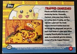 Pokemon TCG - Trapped Charizard - #51 - Foil - 1999 Topps Movie Promo - Image 2