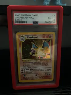 Pokemon Charizard Holo Base Set 2 PSA 6 - Image 1
