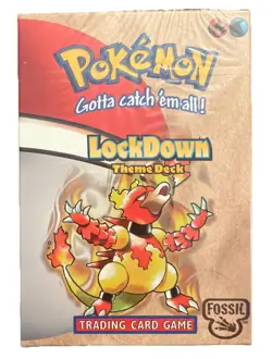 Pokemon Lockdown FACTORY SEALED Trading Cards Theme Deck Base Set 1999 WOTC - Image 1