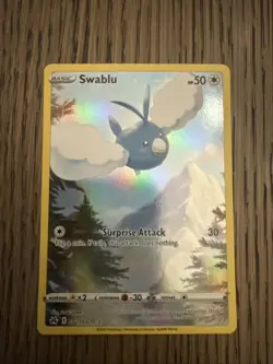 Pokemon 2023 SWSH Crown Zenith Swablu Galarian Gallery #GG27/GG70 - Image 1