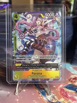 Bandai Perona (OP14-111) Alternate Art Super Rare 5000 Power One Piece CCG - Image 1