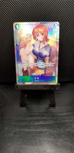 Nami R OP09-050 Parallel Japanese ONE PIECE Card Emperors in the New World - NM - Image 1