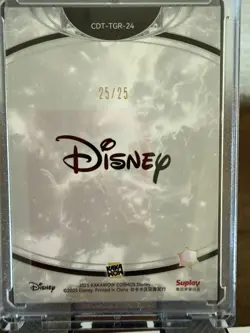 2025 Kakawow COSMOS Disney Mickey Mouse #CDT-TGR- 24 Red Chill with Disney /25 - Image 2