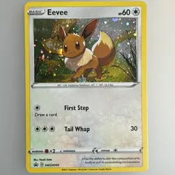 Eevee Holo Promo SWSH: Sword & Shield Promo Cards SWSH095 NM - Image 1