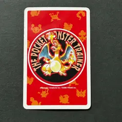 S5955 Golduck 9 of Clubs Red Charizard Deck Playing Poker Card Pokemon A4 - Image 2