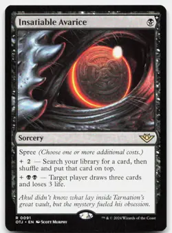 Insatiable Avarice 91 Rare Cards Magic: The Gathering Near Mint - Image 1