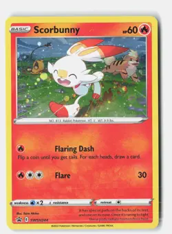 Scorbunny - (Cosmos Holo) Holofoil SWSH: Sword & Shield Promo Cards SWSH244 NM - Image 1