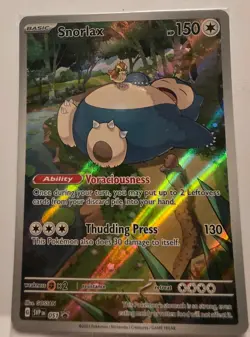 Pokemon TCG Snorlax 051 Sv: Scarlet & Violet Star Promo Card Holo, Sealed - Image 1