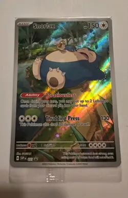 Pokemon TCG Snorlax 051 Sv: Scarlet & Violet Star Promo Card Holo, Sealed - Image 3