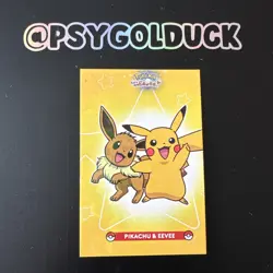 Pokemon Peru Database Card Eevee and Pikachu - Image 1