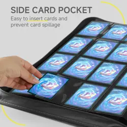 Card Binder with 1024 Cards,16 Pocket Trading Card Binder Includes 32 Page St... - Image 5